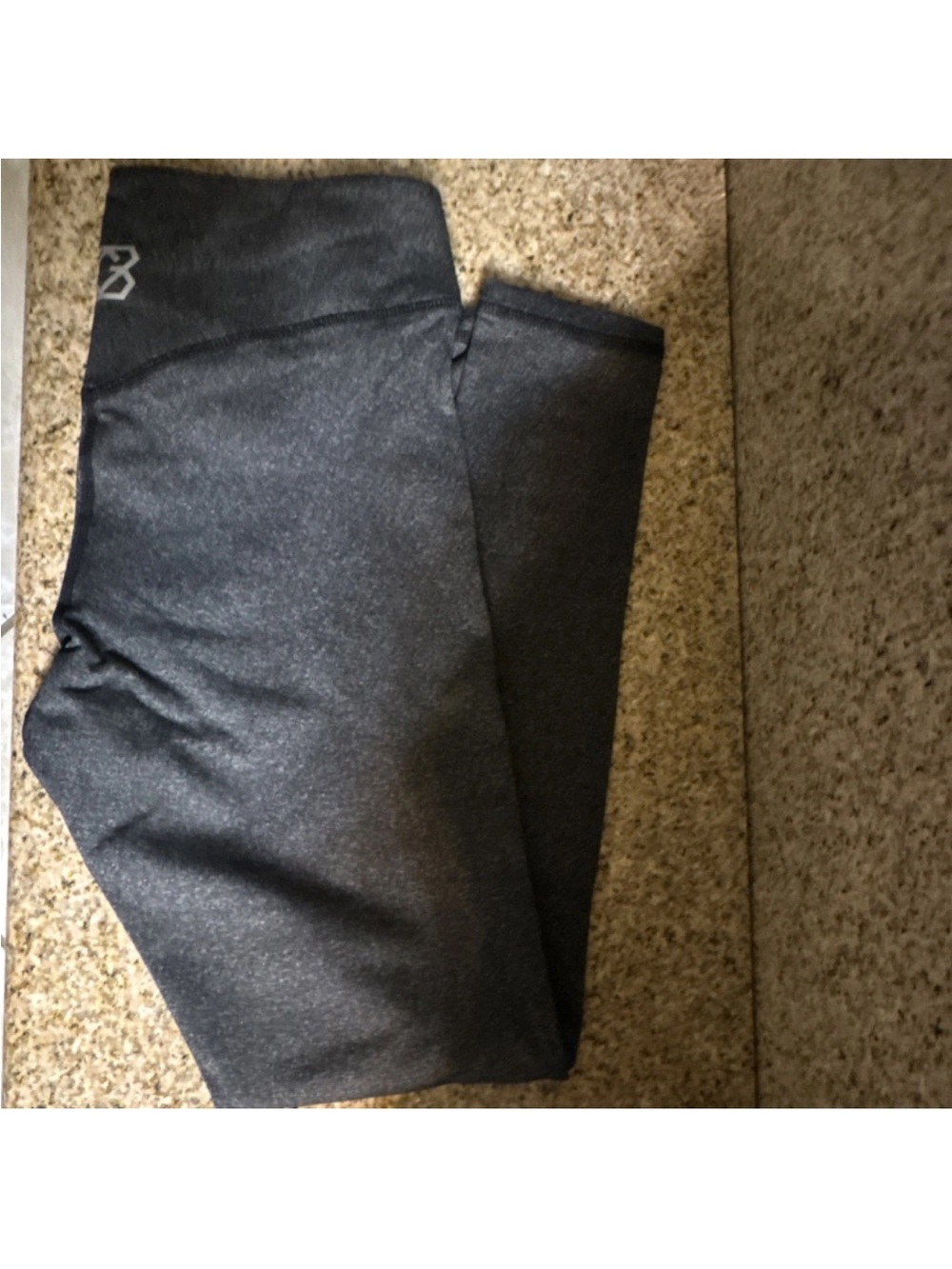 Cute Booty Lounge Women's Heather Charcoal High-Waist Leggings